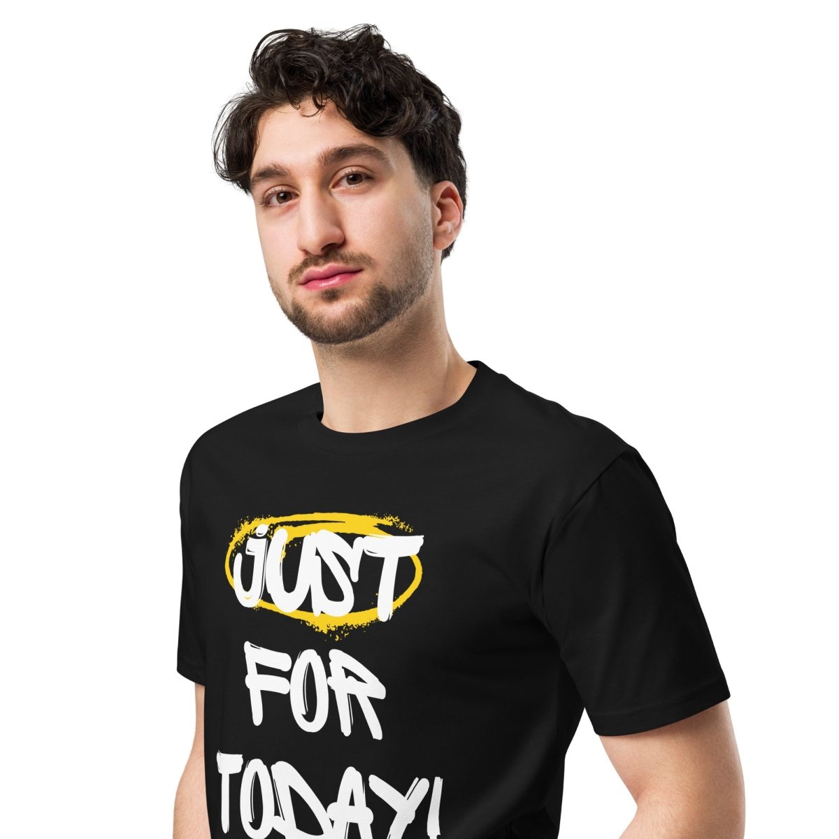 Street Sovereign Tee - 'Just for Today' & 'TRY' Edition Graphic T-Shirt for Men | Trendy Streetwear Fashion | Perfect for Casual Wear, Urban Outfits & Music Festivals