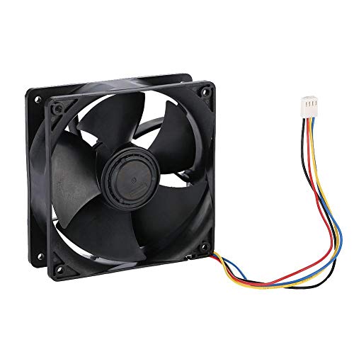 High-Performance 7000RPM Water Cooling Fan with 250.3CFM Wind Force - 4 PIN PC CPU Cooler & Antminer Mining Rig Cooling Fan for Optimal Heat Dissipation - Perfect for Gaming PCs, Crypto Mining, and High-Tech Workstations