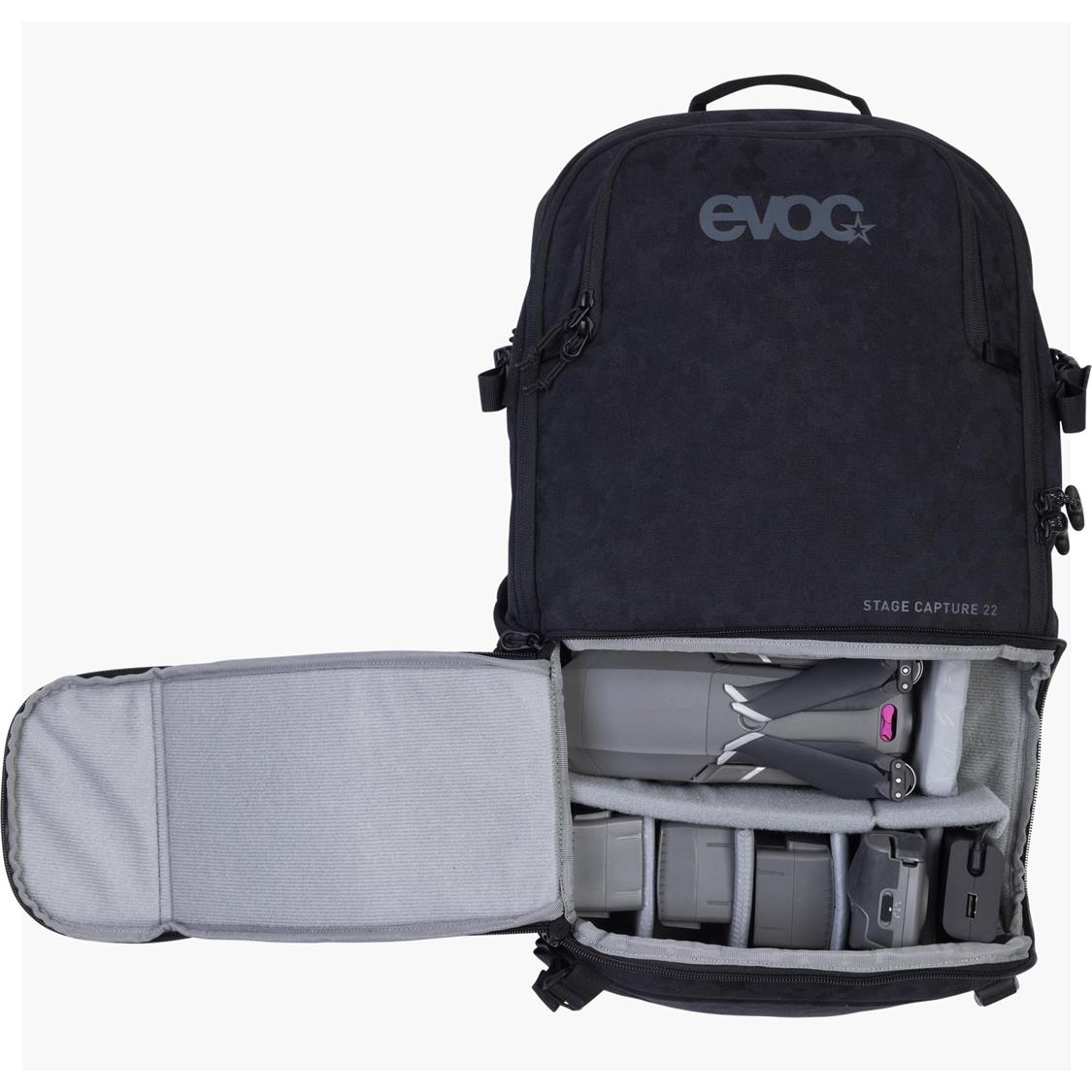 Evoc Stage Capture 22 Camera Backpack (SS25) - Waterproof DSLR/SLR/Mirrorless Camera Bag with Laptop Compartment - Perfect for Travel, Hiking & Photography Adventures