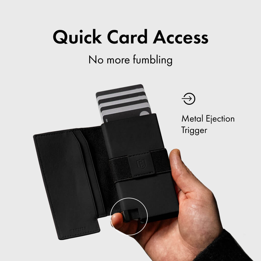 Ekster Pro RFID Blocking Wallet - Slim Minimalist Front Pocket Wallet for Men with Money Clip & Card Holder - Perfect for Travel, Business & Everyday Use