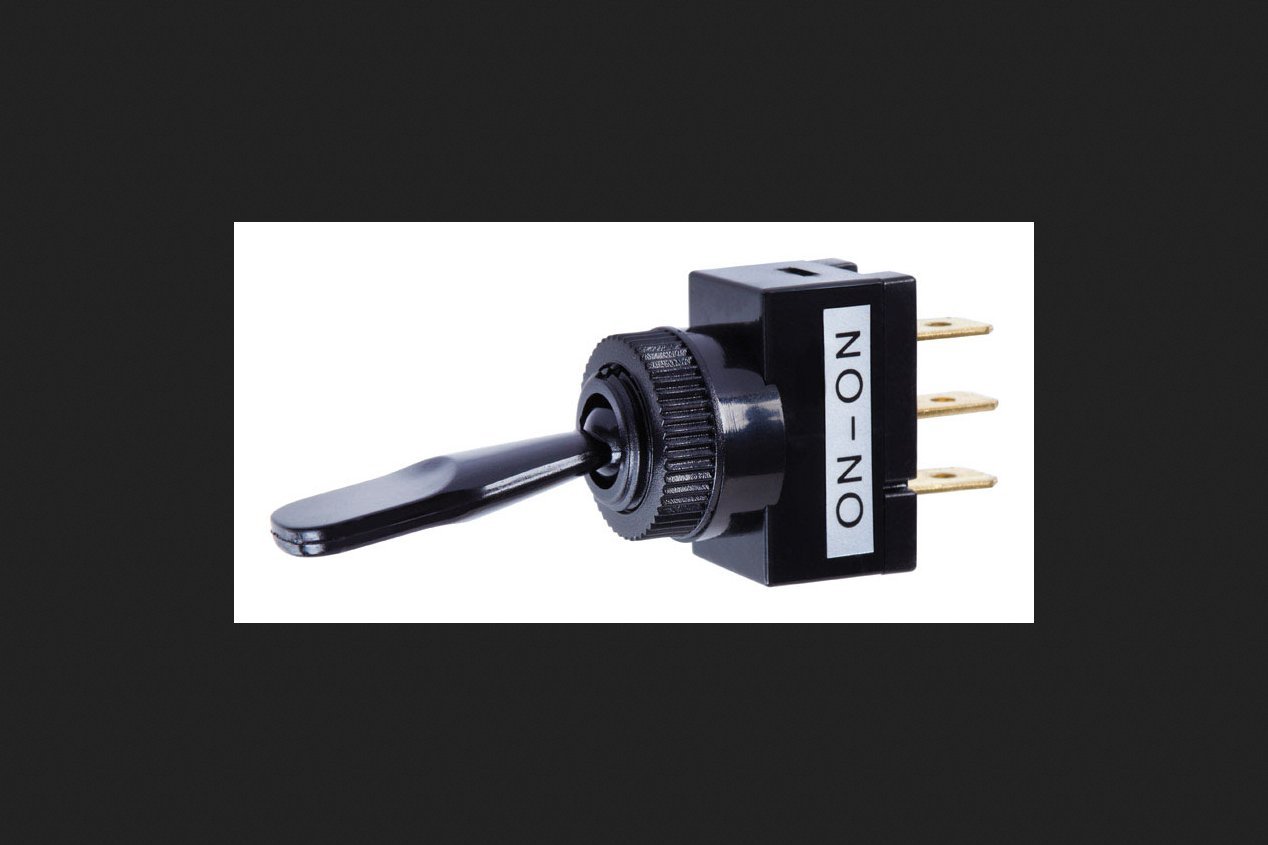 Toggl Black 3-Tab Light Switch - Durable & Easy to Install for Home, Office, and Commercial Use