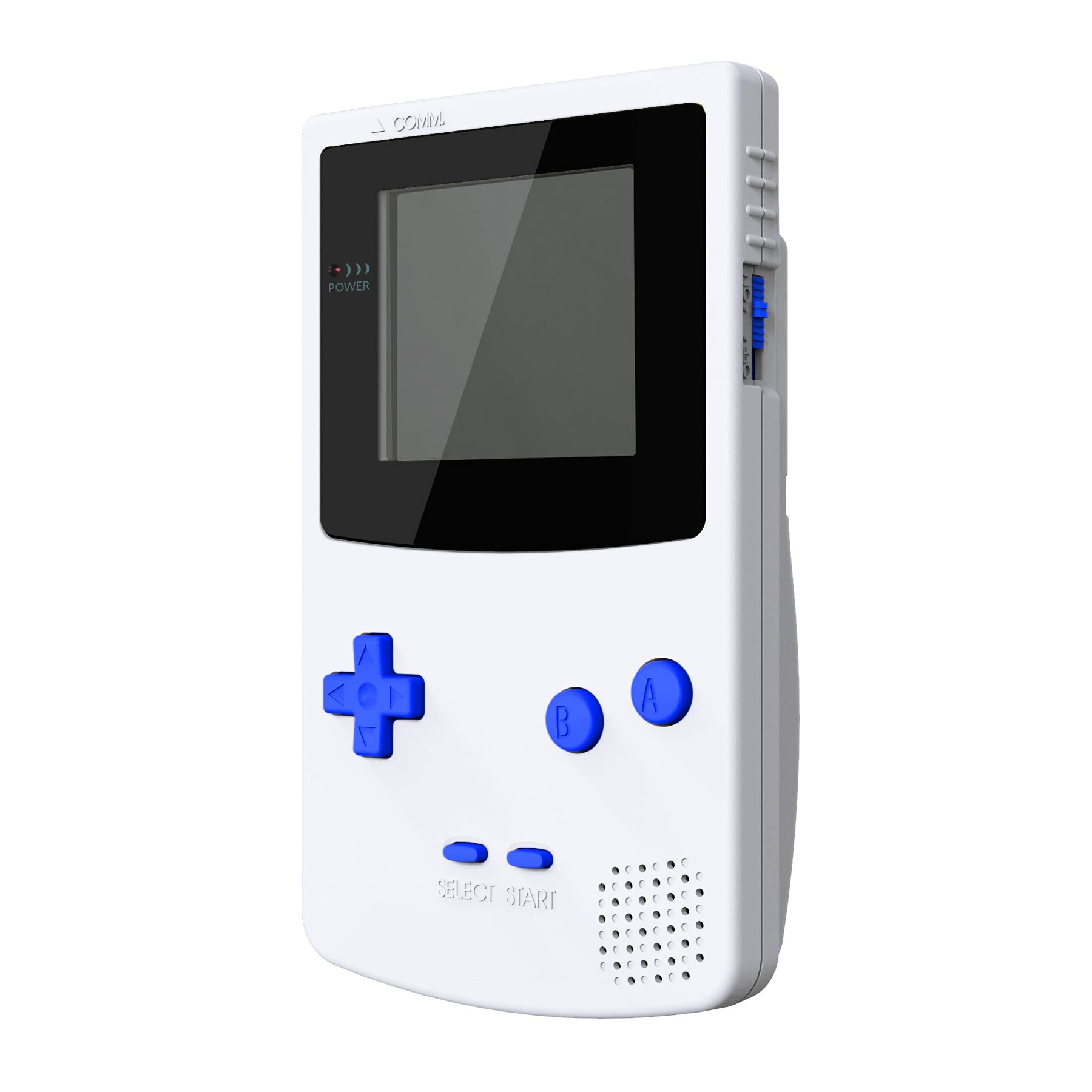 eXtremeRate Replacement Buttons for GBC Handheld Game Console - A/B Buttons, D-Pad, Power/Select/Start Buttons Compatible with Nintendo Gameboy Color (Blue) - DIY Repair Parts for Classic Gaming Enthusiasts - Perfect for Button Replacement and Console Restoration Projects