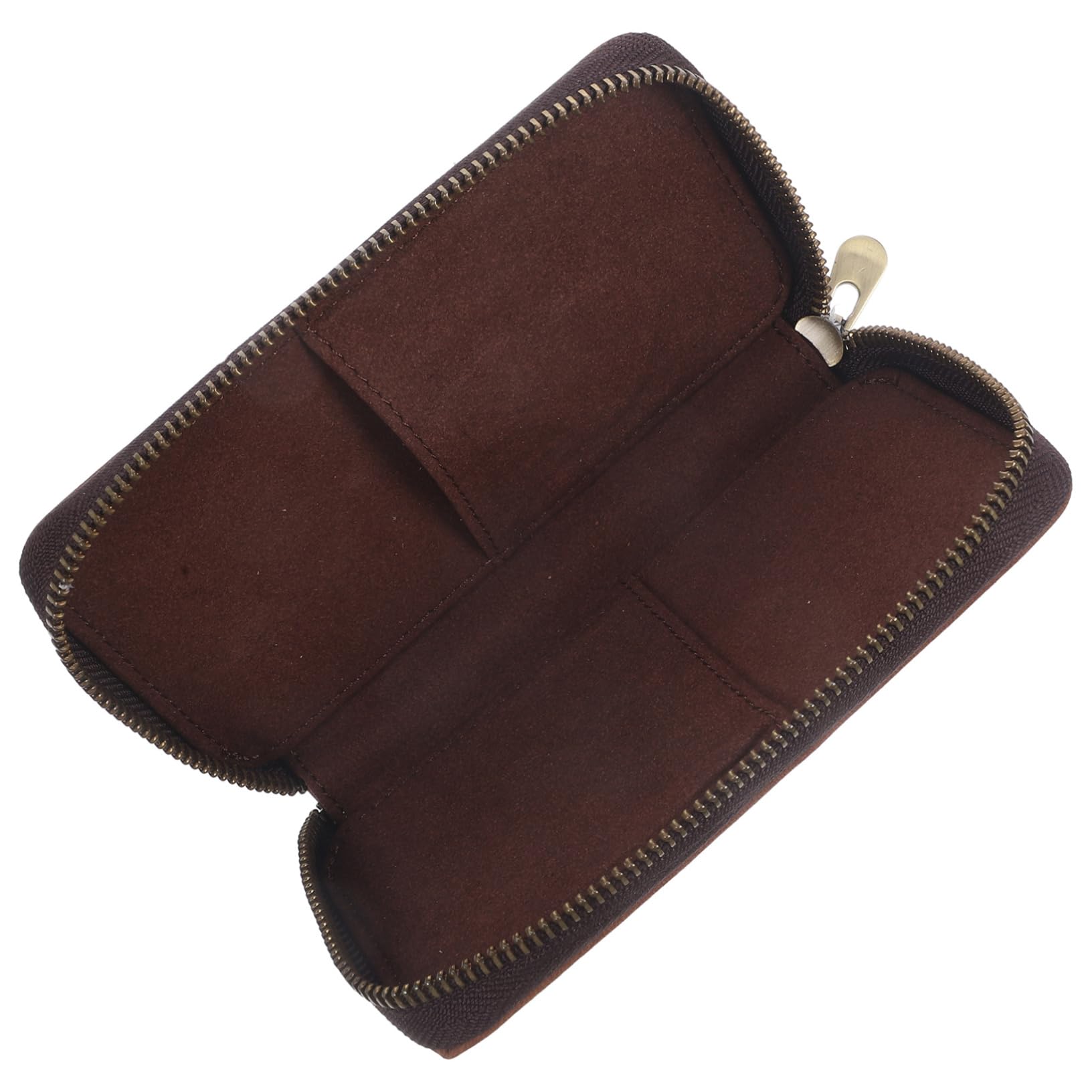 TEHAUX Genuine Leather Watch Box - Zipper Watch Storage Case for Men & Women, Couple Watch Pouch Organizer - Perfect for Travel, Gift & Jewelry Collection