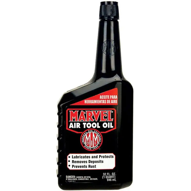 AA Marvel Air Tool Oil (32oz) - Premium Lubricant for Pneumatic Tools, Air Compressors & Machinery - Extends Tool Life & Reduces Friction - Ideal for Automotive, Construction & Industrial Use