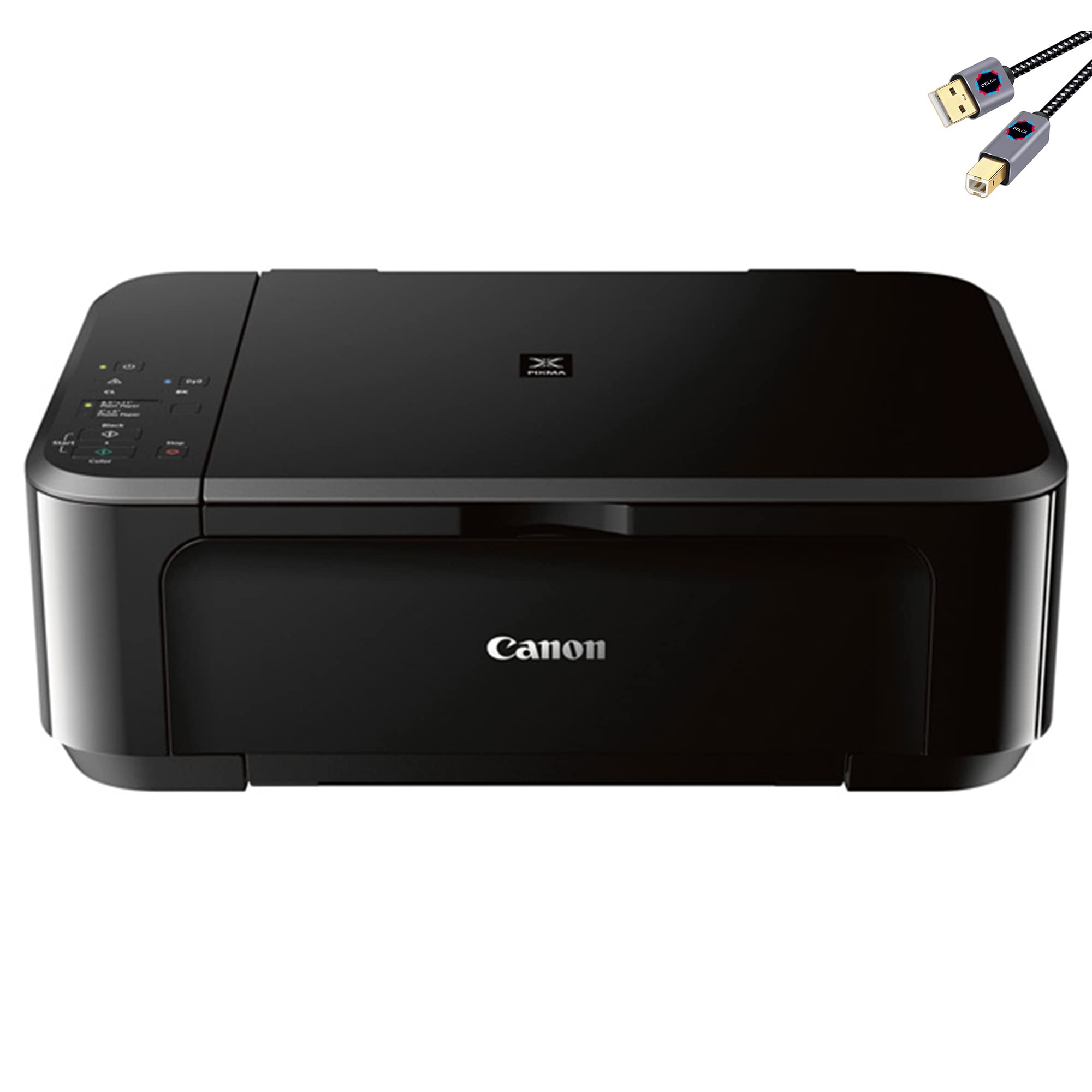 Canon Pixma 3620 Wireless All-in-One Color Inkjet Printer with Print, Copy, Scan | Duplex Printing | Mobile Printing | 9.9 IPM Speed | 4800x1200 DPI High Resolution | Includes Black Ink & USB Cable | Perfect for Home Office, School & Small Business Printing Needs
