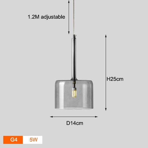 Stylish Glass Pendant Hanging Lights for Modern Home Decor - Perfect for Dining Room, Kitchen Island & Bedroom Lighting