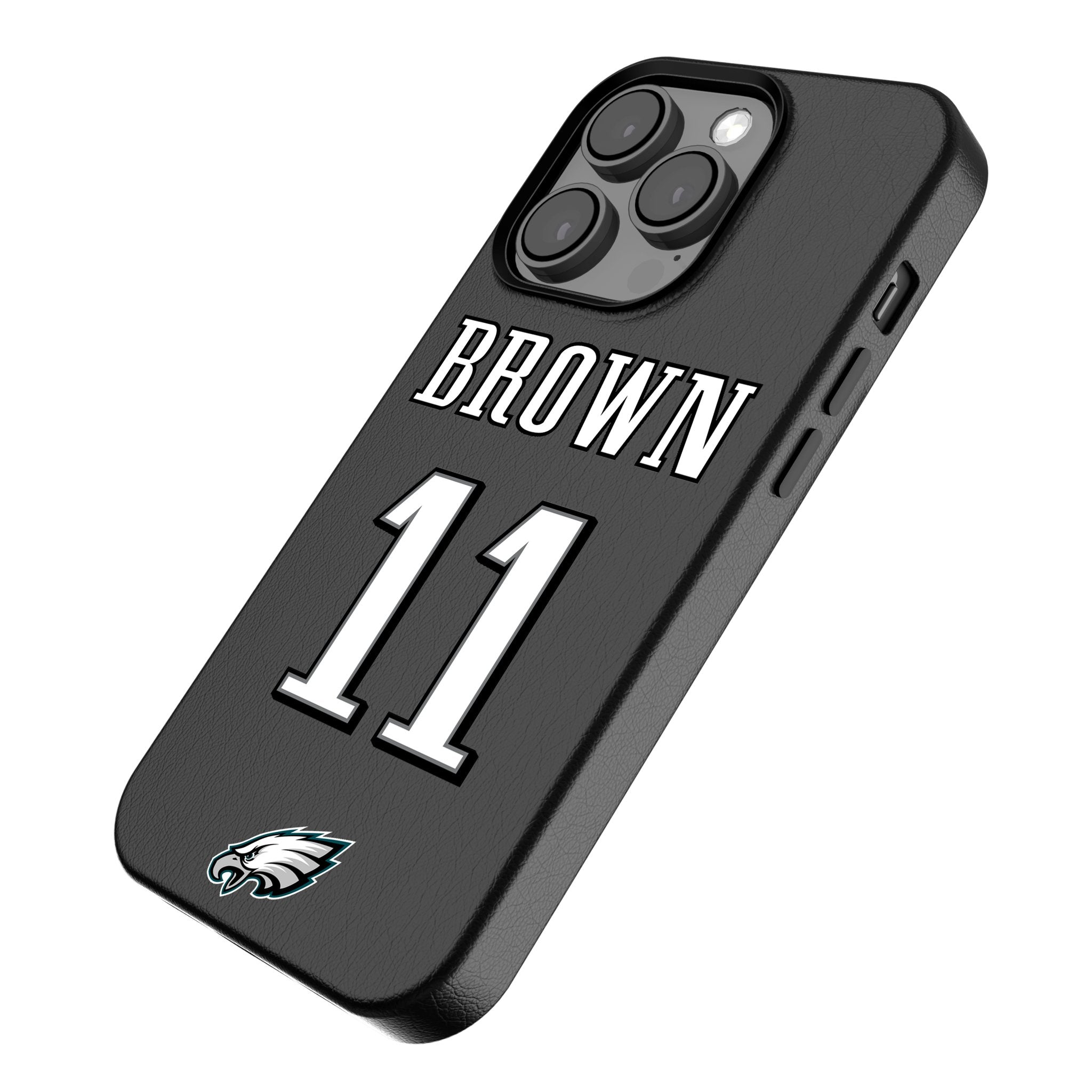 A.J. Brown Philadelphia Eagles NFL Football Team MagSafe Compatible Case for iPhone 14/13/12 Pro Max - Durable Protective Cover for Game Day & Everyday Use