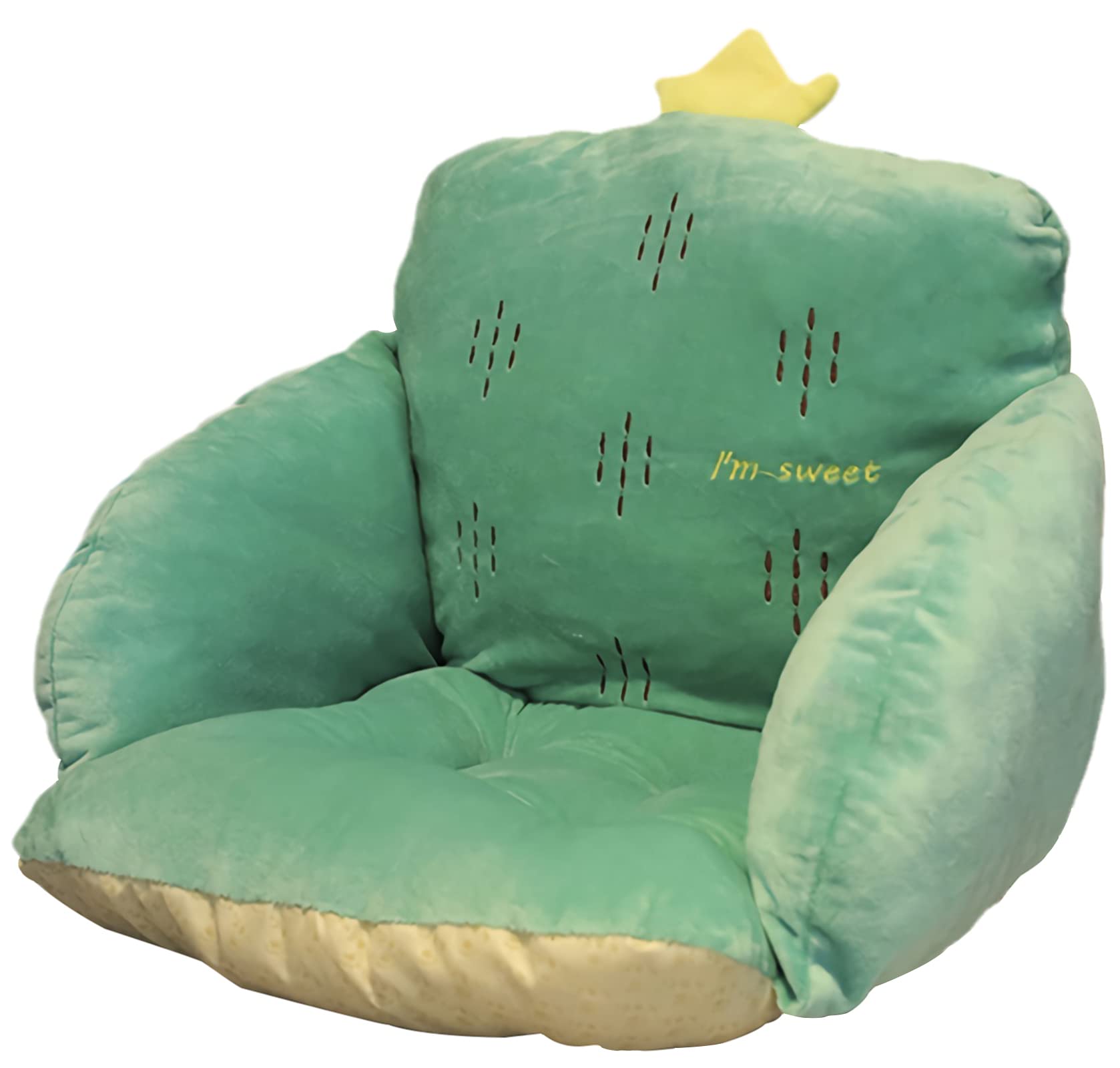 WUYU Plush Cactus Sofa Chair - Comfortable Tummy Time & Seated Support for Babies, Office & Home Use - Soft Fruit-Shaped Cushion for Relaxing, Lounging & Playtime