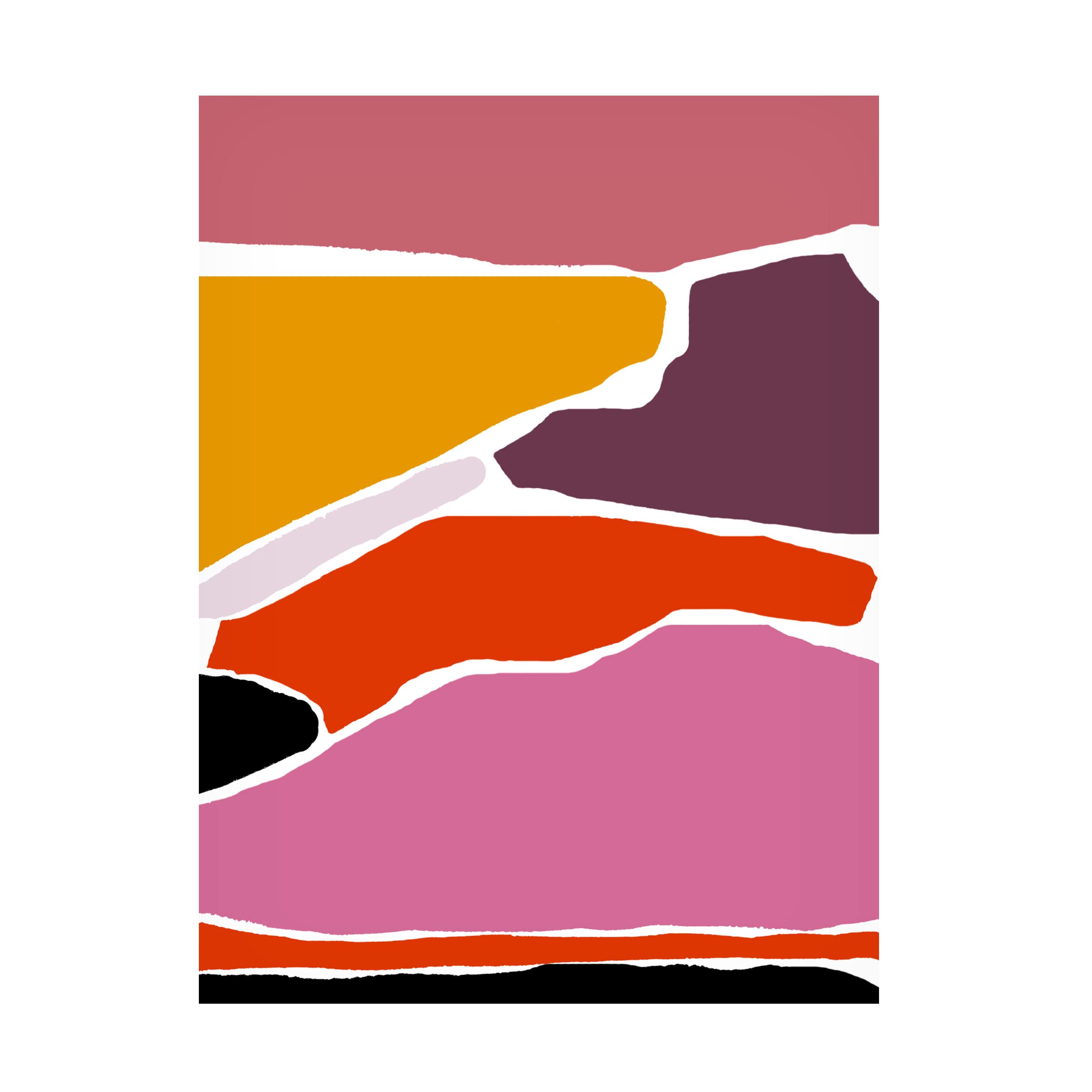 Trademark Fine Art 'Final Homage II' Canvas Wall Art by Rob Delamater - Modern Abstract Painting for Living Room, Bedroom & Office Decor