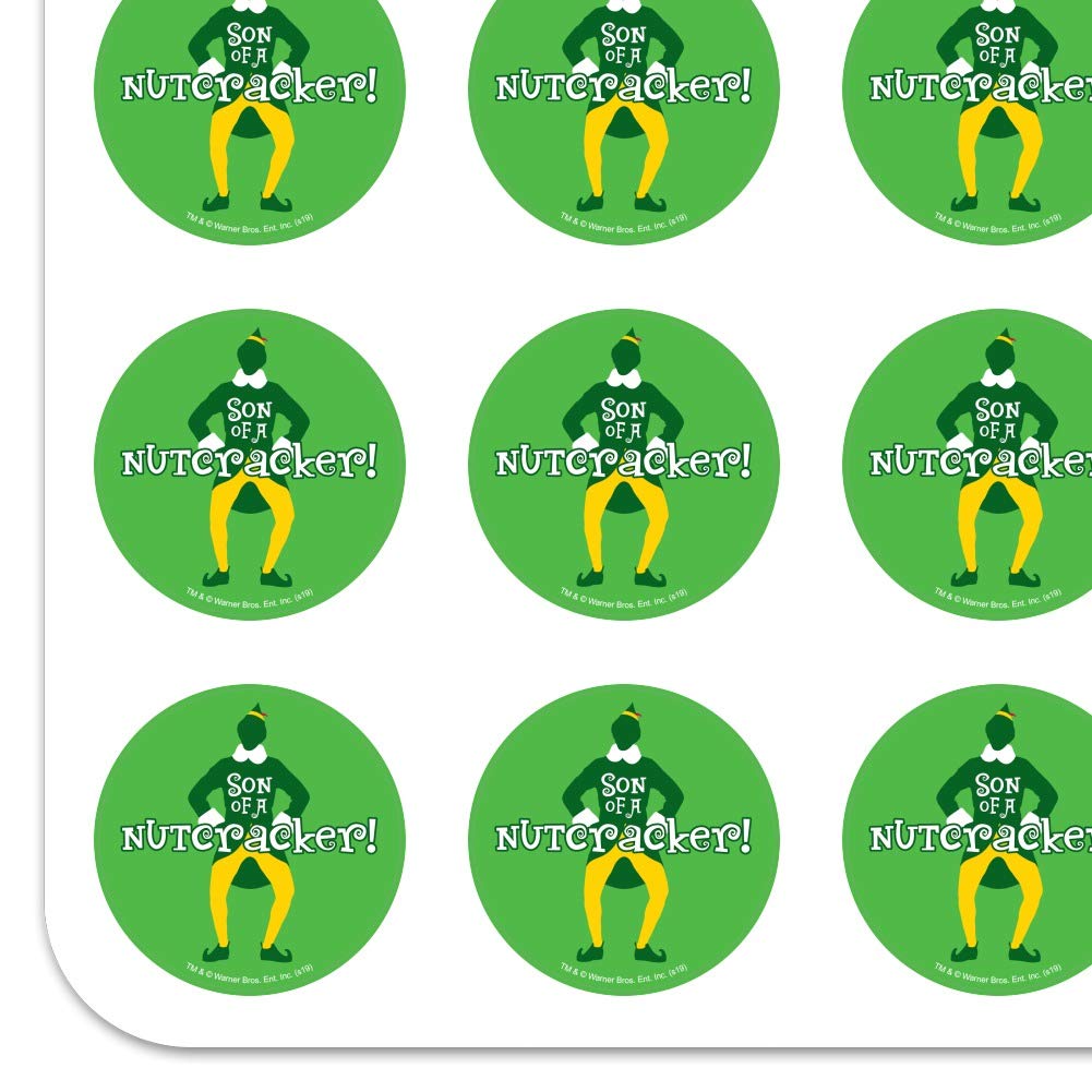 Elf Movie Son of a Nutcracker! 1 Inch Clear Planner Stickers for Scrapbooking, Bullet Journal & Crafting - Perfect for DIY Projects, Holiday Decorations & Gift Wrapping