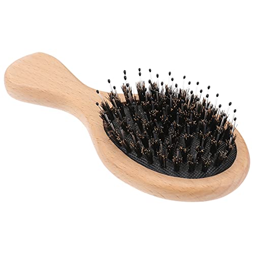 HEALLILY Wooden Airbag Hair Comb - Scalp Massage Brush for Men & Women, Detangling & Styling Tool with Wooden Paddle - Perfect for Home, Salon & Travel Use