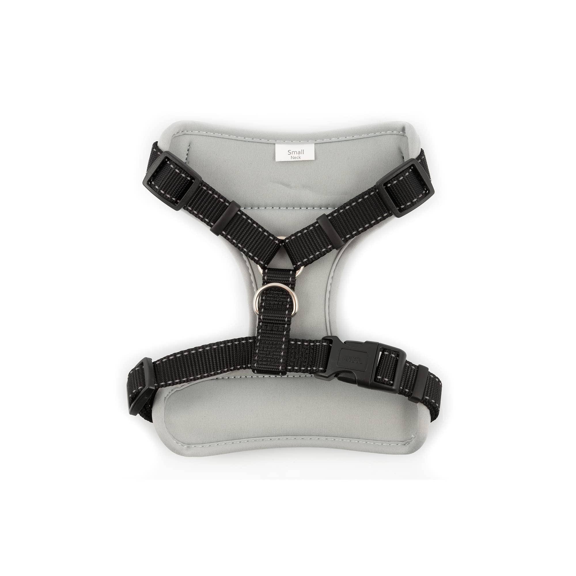 Best Adjustable Travel Dog Harness for Large Dogs (68-116cm) - Black - Perfect for Hiking, Camping & Outdoor Adventures