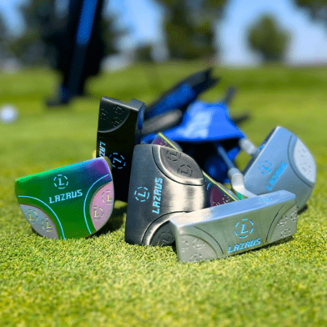 Premium Lazrus Golf Putter with Milled Face - Right & Left Hand Options - Includes Magnetic Head Cover - Perfect for Practice & Tournament Play
