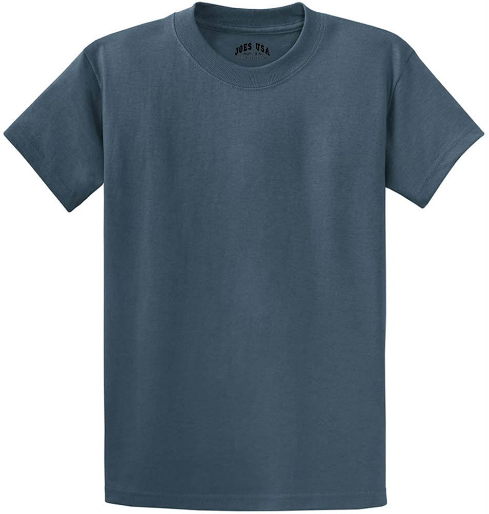 Premium Heavyweight 6.1-Oz 100% Cotton Men's T-Shirts - Regular, Big & Tall Sizes for Casual Wear, Gym & Everyday Comfort