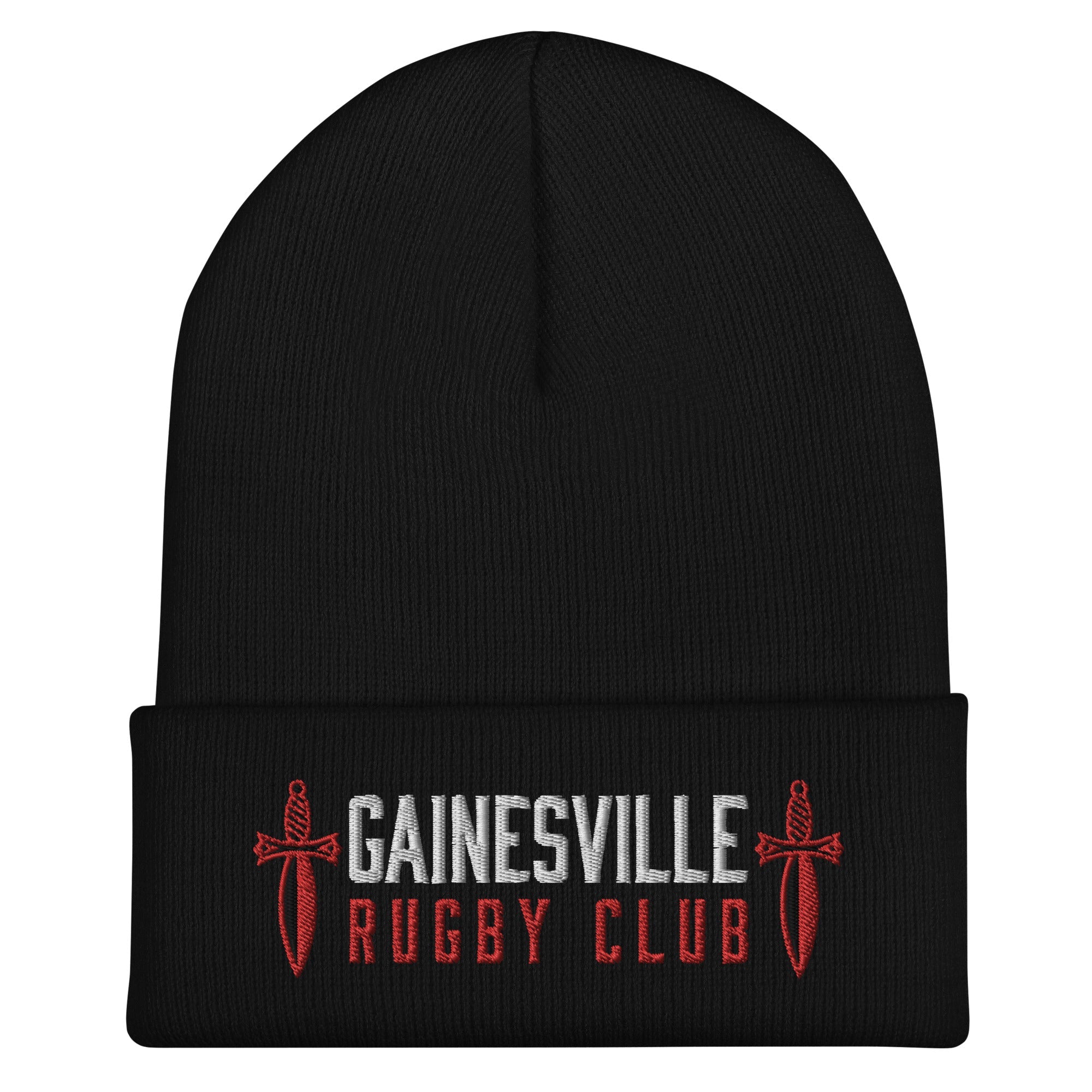 Gainesville Spartans RFC Cuffed Beanie - Warm Winter Knit Hat for Men & Women - Perfect for Rugby Fans, Outdoor Sports, and Cold Weather Activities