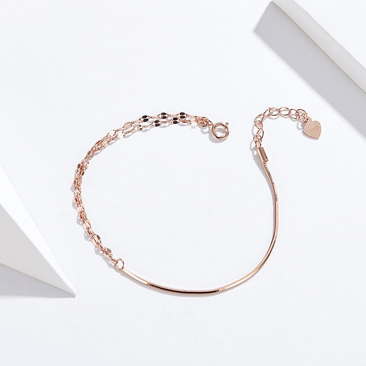Sterling Silver Bracelet for Women - Elegant European & American Style Jewelry - Perfect for Gifts, Parties & Everyday Wear