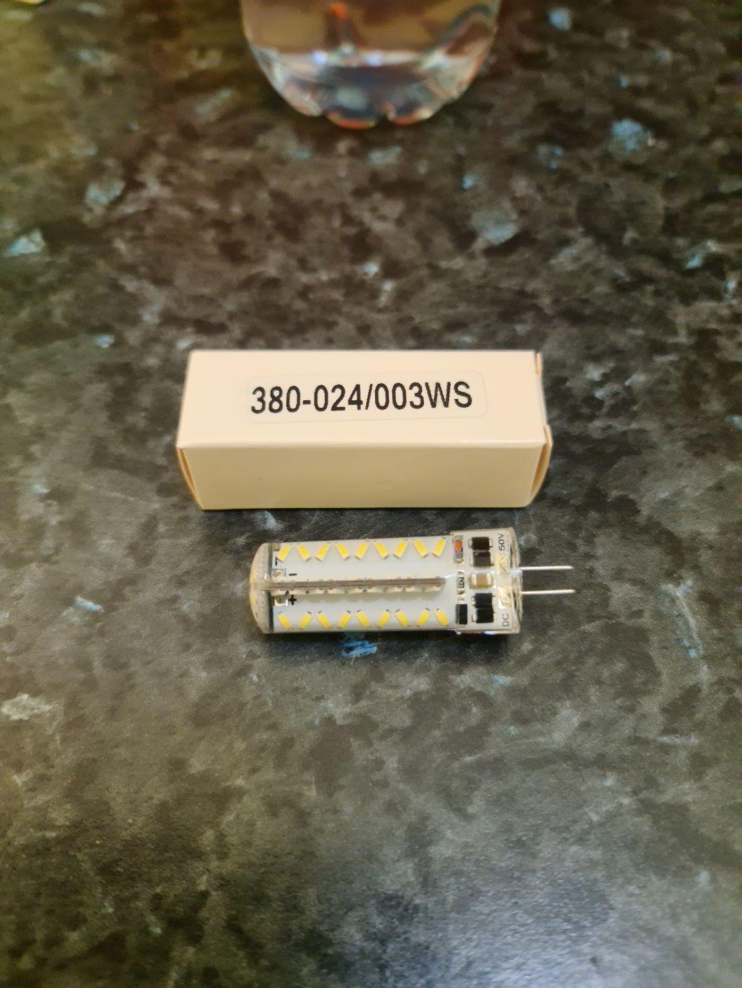 24V 3W G4 Base Bipin LED Globe Bulb - Warm White 3000K - Perfect for Home Lighting, Cabinet Lights, and RV Interior Lighting