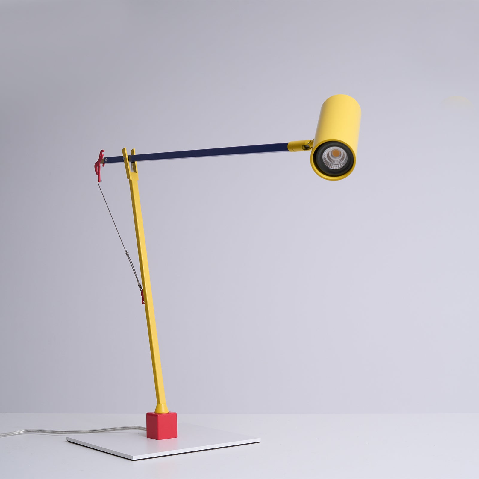 Ettorino Modern Table Lamp - Adjustable LED Desk Light for Home Office, Bedroom & Living Room - Perfect for Reading, Working & Decor