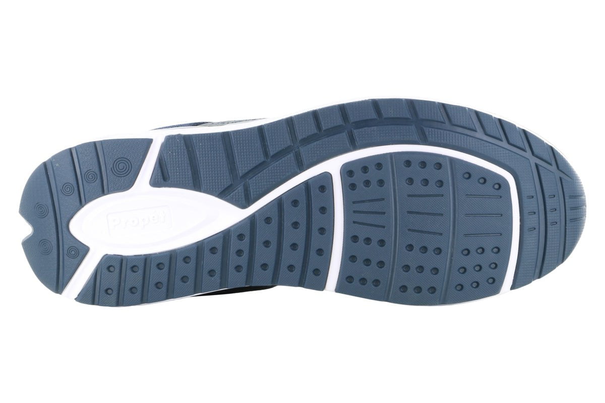 Propet Ultra 267 Athletic Shoes for Men - Navy Blue Running Sneakers with Arch Support - Perfect for Walking, Jogging & Gym Workouts