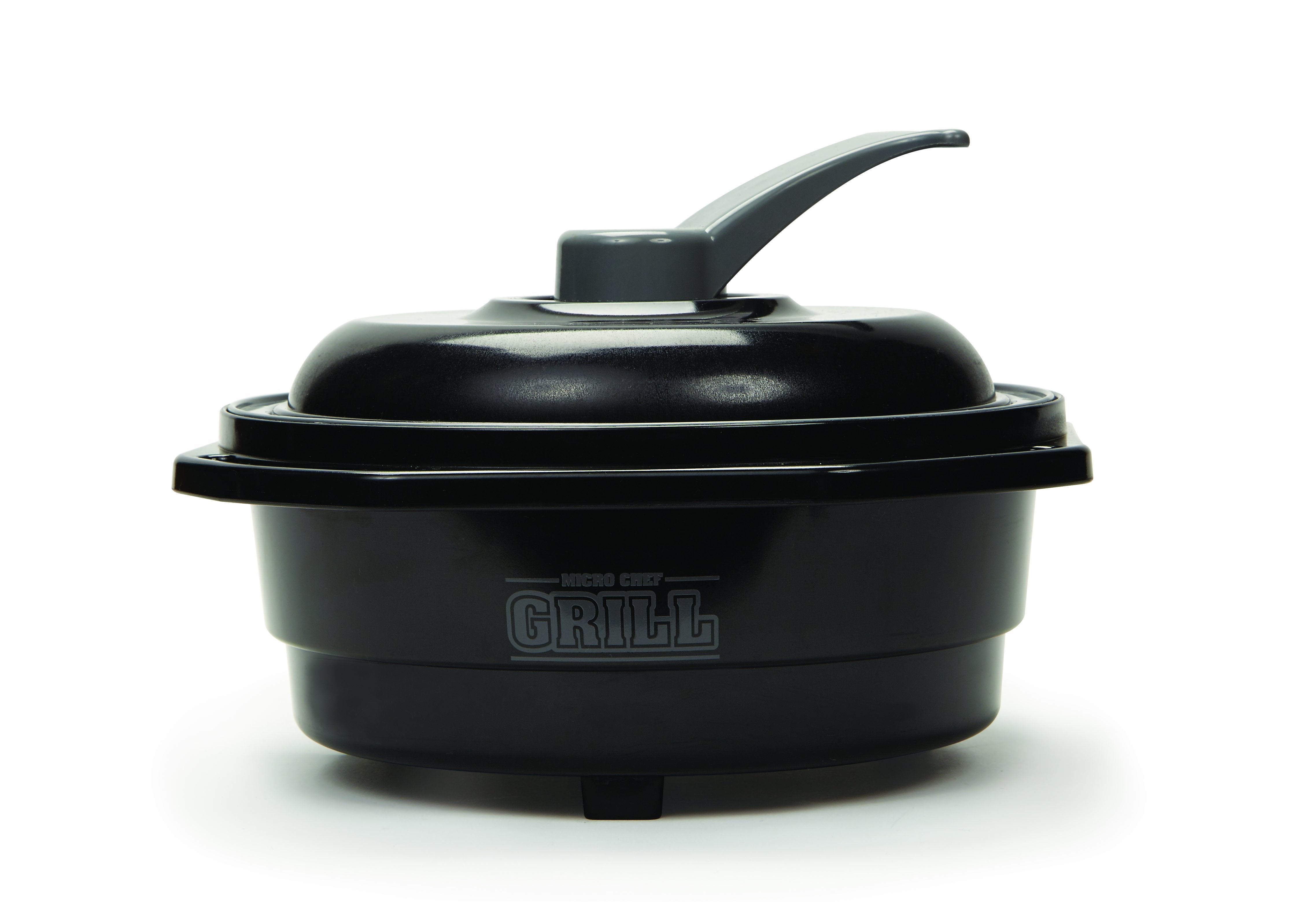 Micro Chef Grill - Portable Electric Grill for Indoor & Outdoor Cooking - Perfect for Camping, Picnics, and Small Kitchen Spaces