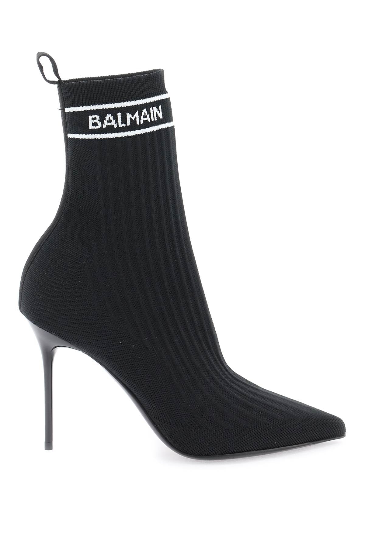 Balmain Stretch Knit Skye Ankle Boots - Stylish & Comfortable Women's Boots for Casual Wear, Night Out & Office Fashion