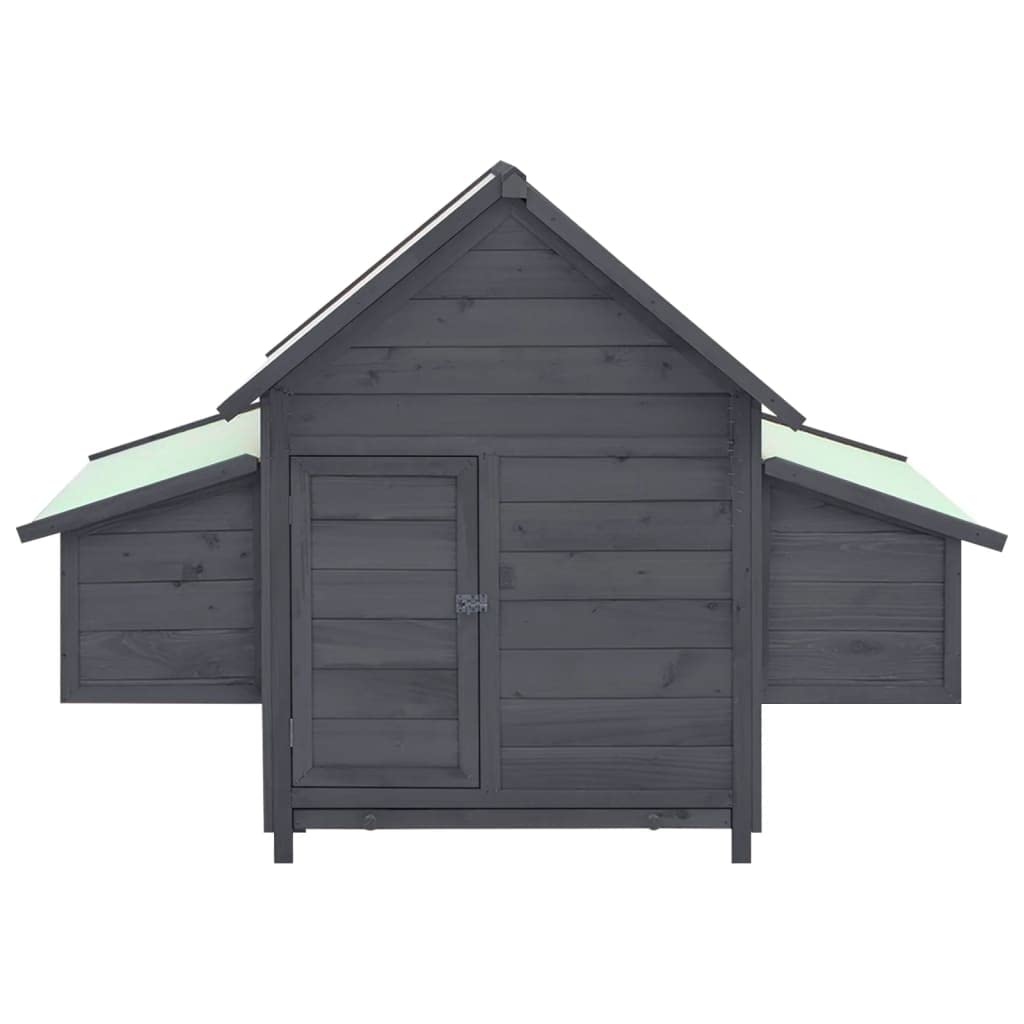 Weatherproof Outdoor Chicken Coop with Nesting Boxes & Pull-Out Tray - 59.8