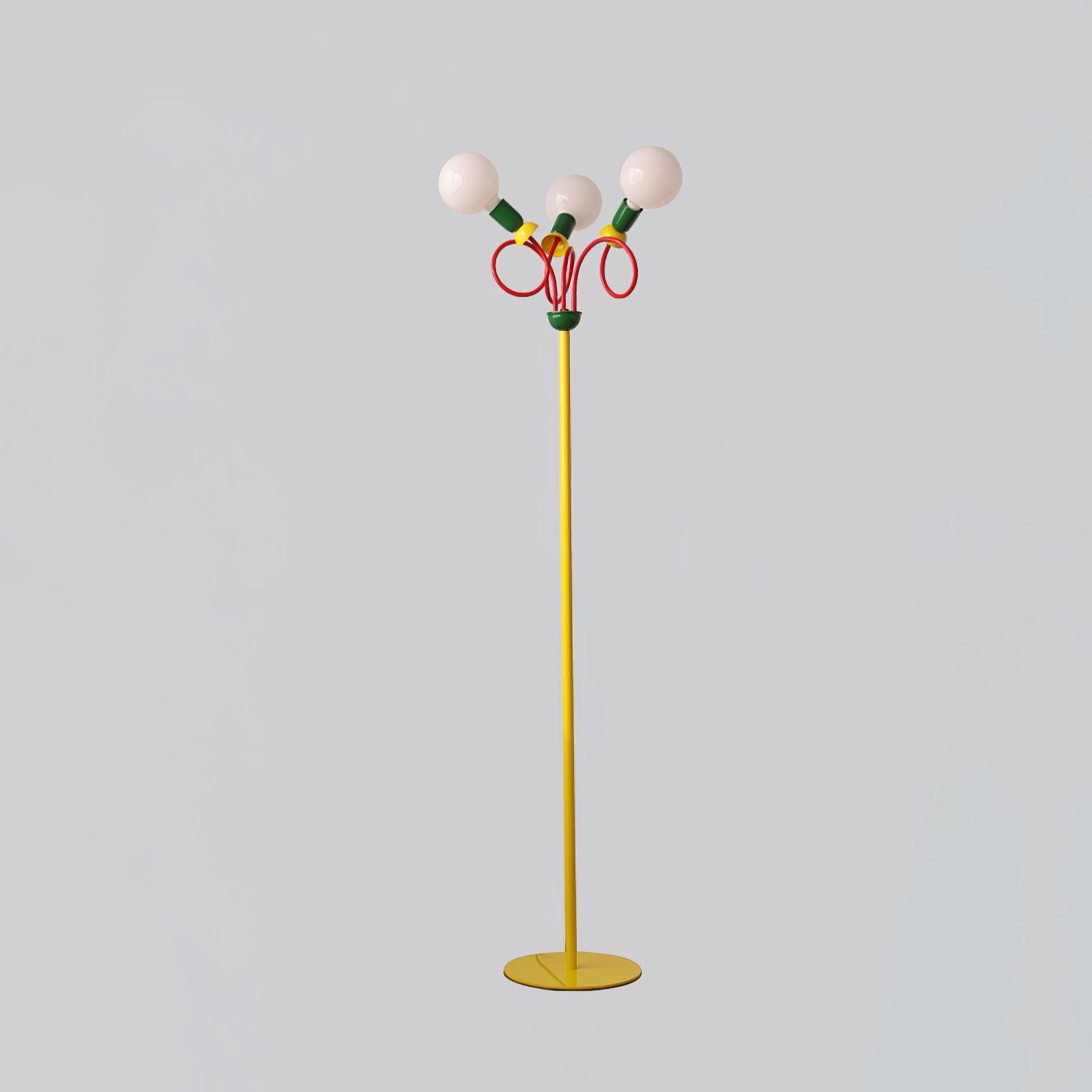 Circulo Play Floor Lamp - Modern LED Standing Light for Living Room, Bedroom & Office - Perfect for Reading, Relaxing & Decor