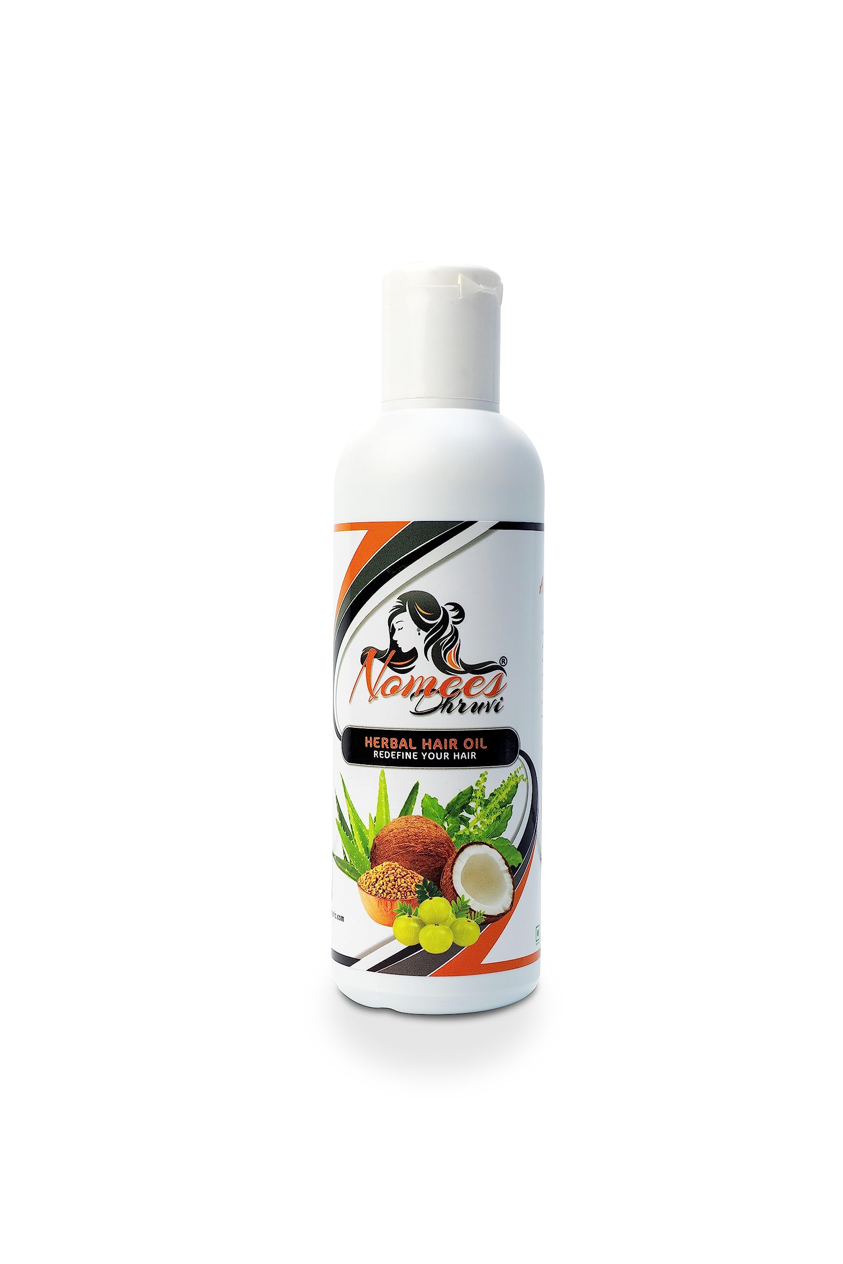 Nomees Dhruvi Herbal Hair Oil - 200ml | Natural Hair Growth Treatment for Dry & Damaged Hair | Perfect for Daily Scalp Massage & Hair Care Routine