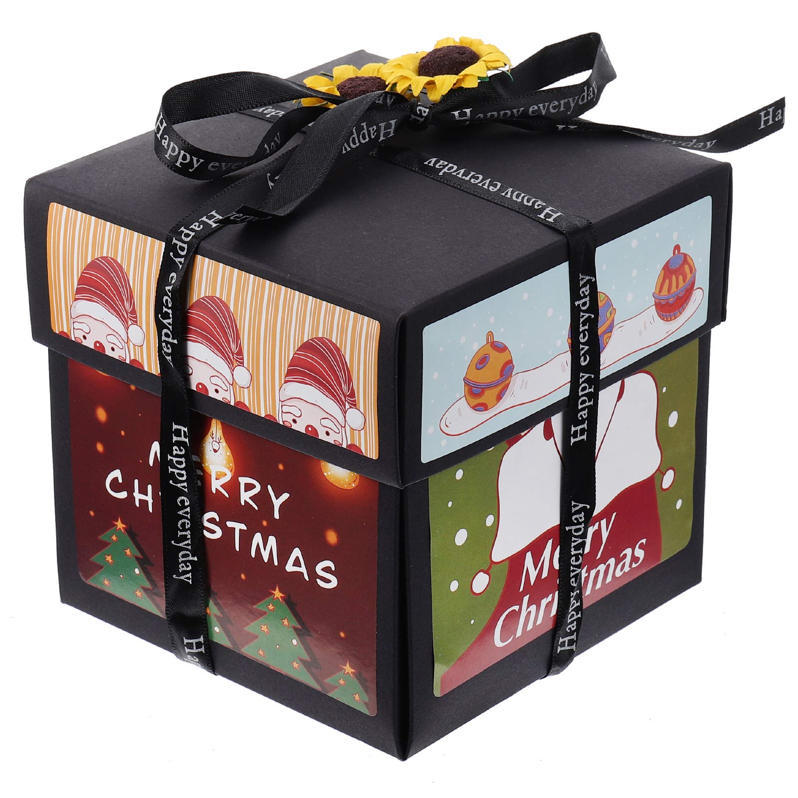 ABOOFAN 1Pc Handmade Quadrilateral Storage Box - Explosion Gift Box & Photo Album for Parties, Birthdays, Anniversaries | Perfect for DIY Scrapbooking, Wedding Favors & Memory Keepsakes