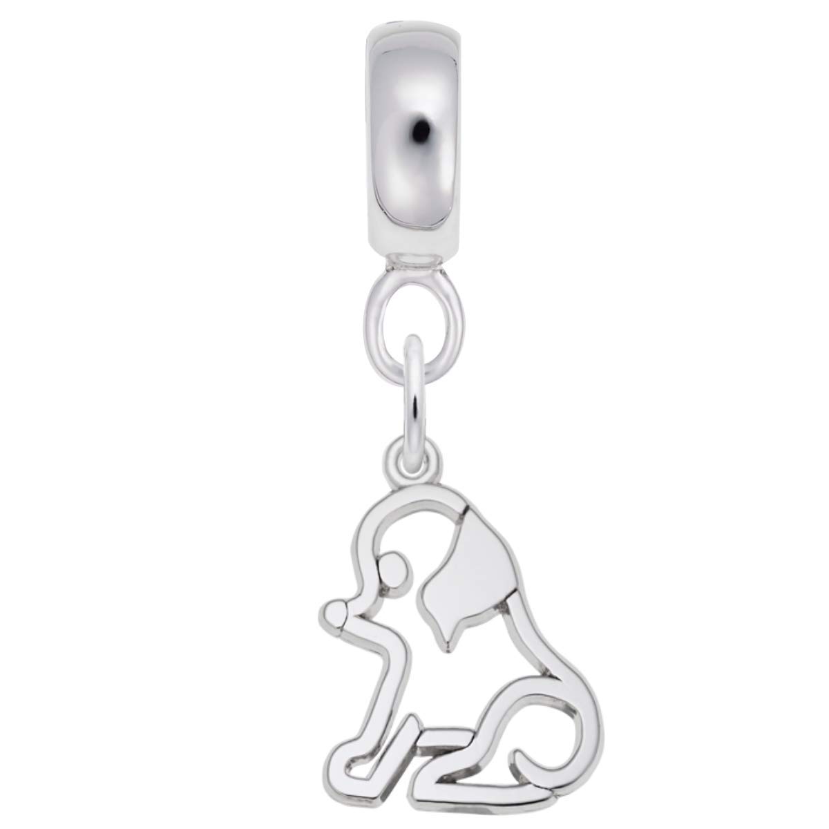 Dog Charm Dangle Beads for Jewelry Making - DIY Bracelet & Necklace Charms - Perfect for Pet Lovers & Handmade Jewelry Crafts