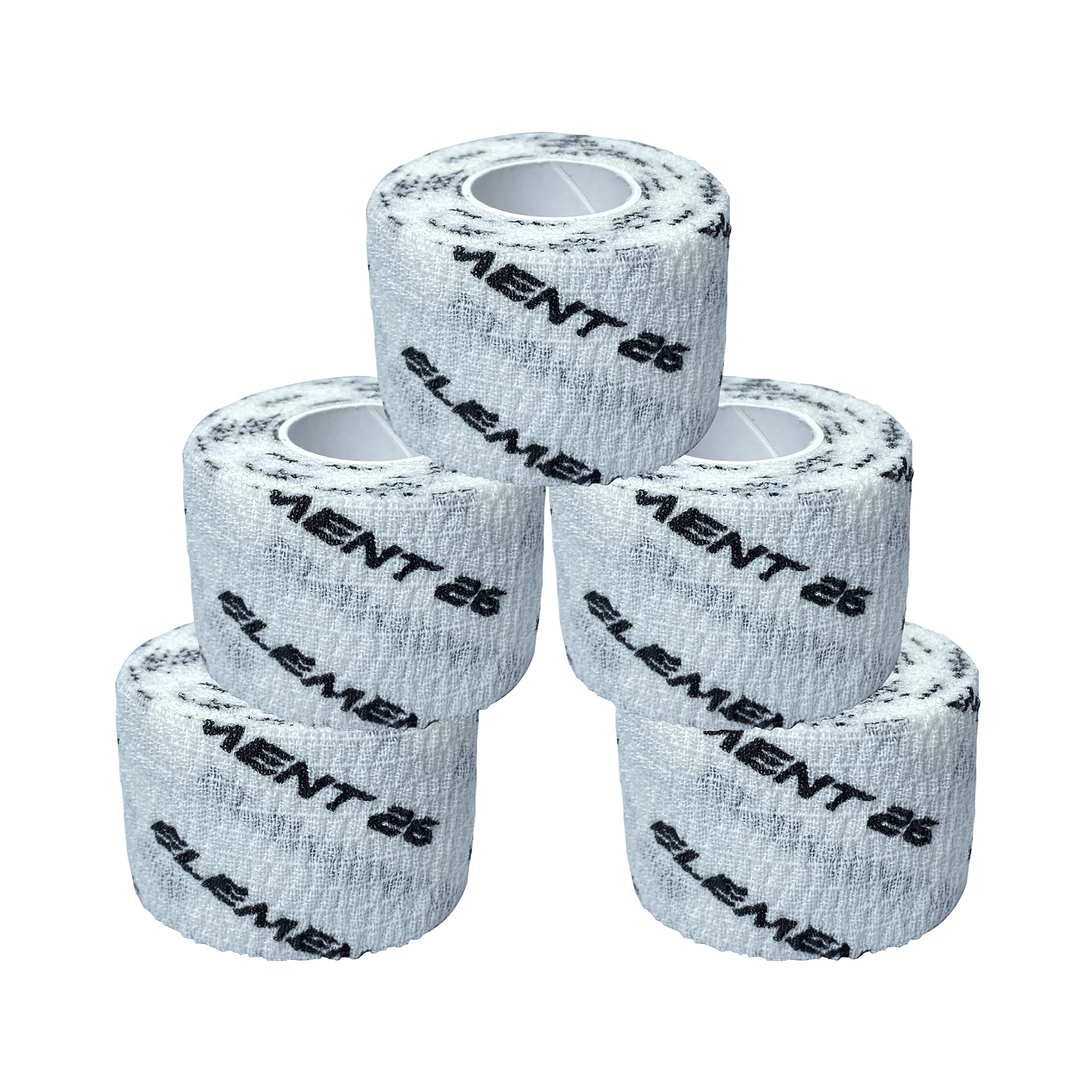 Element 26 Athletic Weight Lifting Tape - Premium Thumb & Finger Tape for CrossFit, Powerlifting & Gymnastics - Black Hook Grip Tape with Sweat-Resistant Adhesive - Stretchy Sports Tape for WODs, Boxing, BJJ, MMA & Rock Climbing - Ideal for Gym, Competition & Training