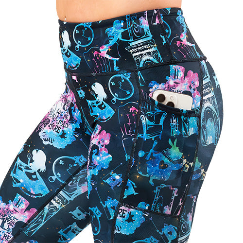 Down The Rabbit Hole Leggings - Women's High Waist Yoga Pants for Workout & Lounge | Perfect for Gym, Running, and Casual Wear