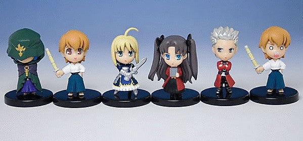 Bandai Fate Stay Night Petit Deformation Part 2 - 6-Piece Mini Trading Figure Set | Anime Collectibles for Display & Gaming Scenes