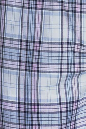 Pale Slate Blue/Lavender Plaid