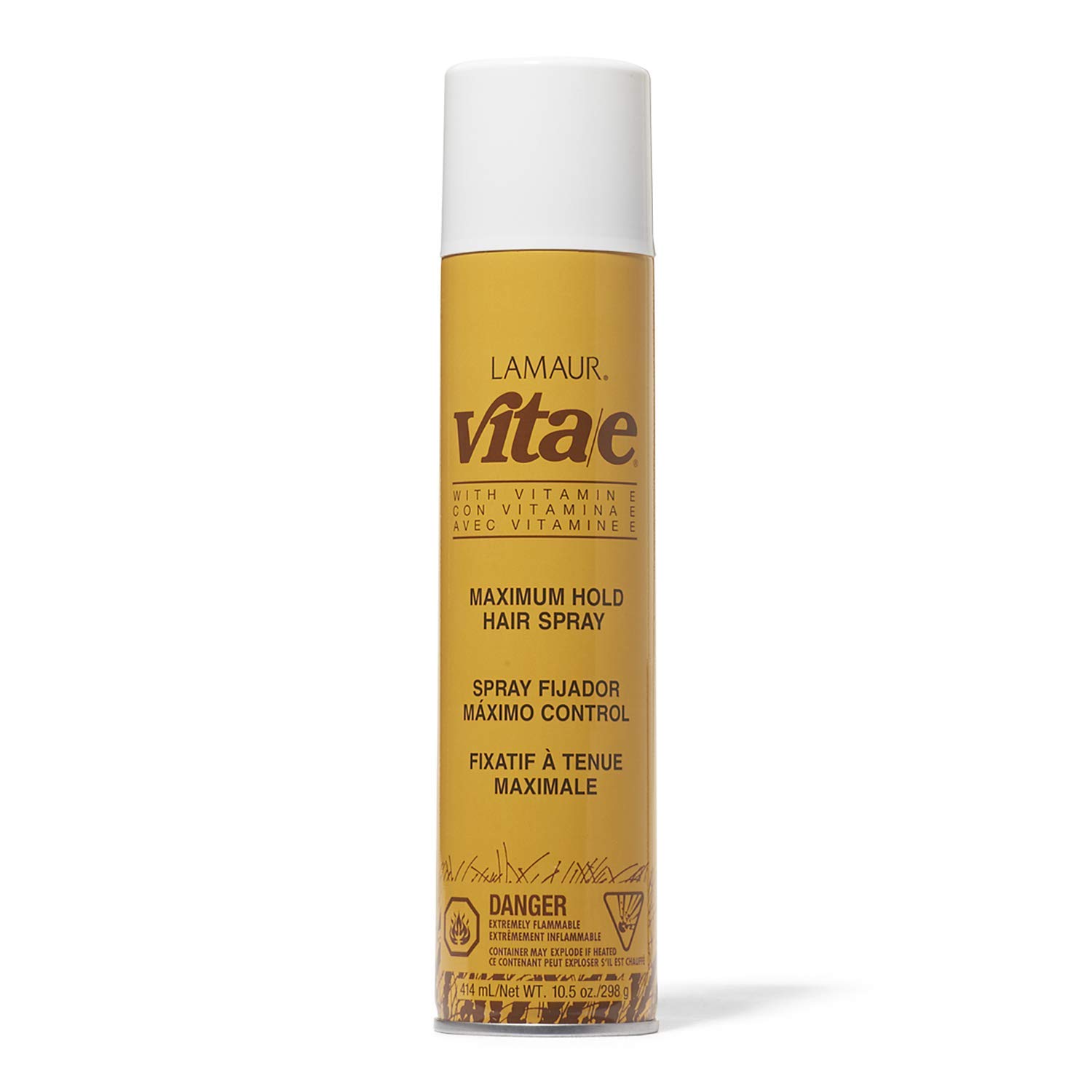 Zotos Vita E Maximum Hold Hair Spray - 10.5 oz for Strong, Long-Lasting Hold - Perfect for Styling, Curling & Volume - Salon Quality Hairspray for All Hair Types