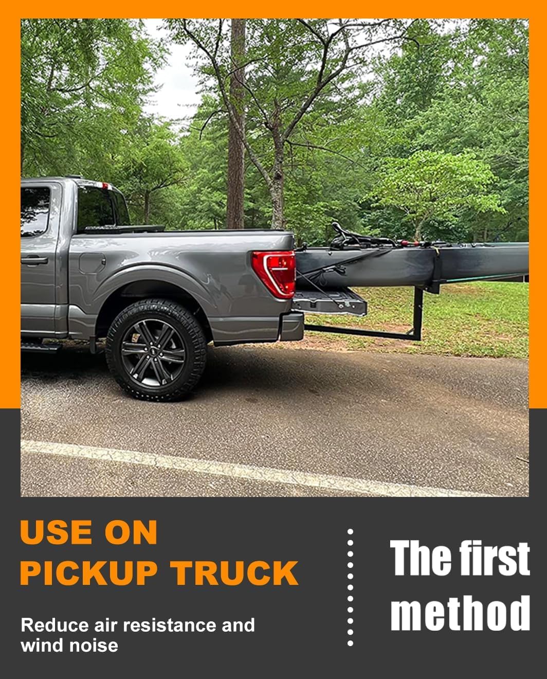 Upgraded Heavy Duty RV Truck Kayak Rack - Vertical SUP & Kayak Carrier for Secure Transport - Perfect for Camping, Road Trips & Water Sports Adventures