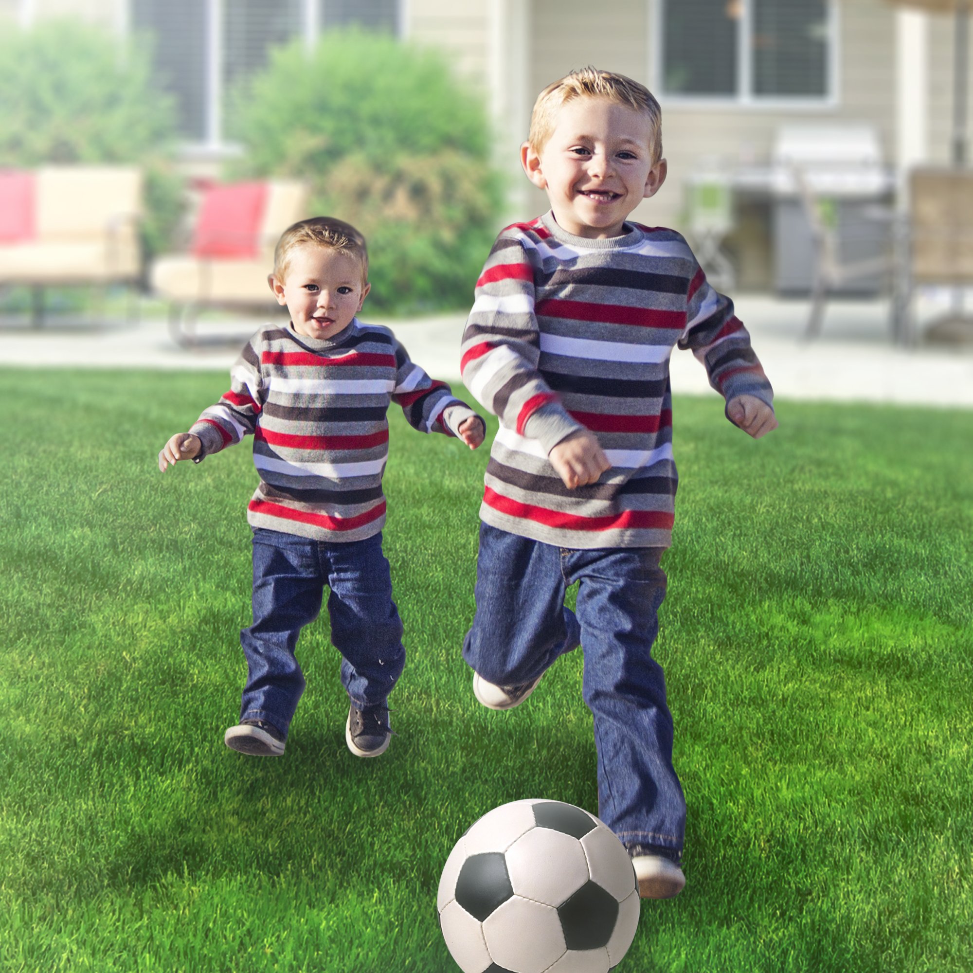 Premium 5 ft x 8 ft Realistic Astroturf Rug - Eco-Friendly Synthetic Grass Carpet with Drain Holes - Easy to Clean, Non-Toxic & Durable - Perfect for Patio, Backyard, Play Area & Photo Backdrop (Multiple Sizes Available)