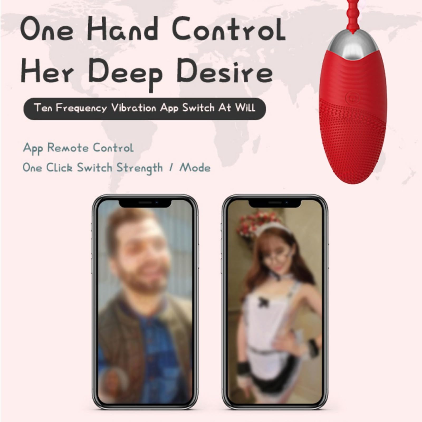 Wireless Remote Control Vibrating Egg - G-Spot & Anal Stimulator for Women, Rechargeable Silicone Vibrator with APP & Music Sync - Perfect for Couples Play & Solo Pleasure