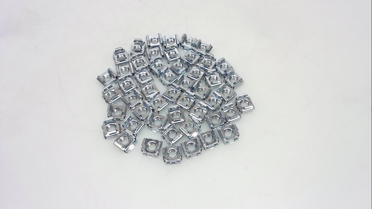 Rittal 2092.200 M6 Captive Nuts - Pack of 50 - Stainless Steel Fasteners for Electrical Enclosures & Industrial Equipment - Perfect for Panel Building, Machine Assembly, and Secure Mounting Applications