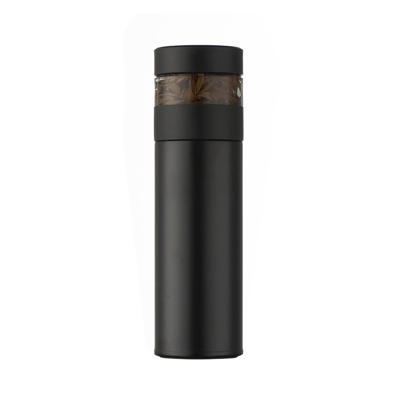 YXXJJ 400ml Stainless Steel Vacuum Insulated Water Bottle with Tea Filter, Leak-Proof, LCD Temperature Display, Lightweight & Durable - Perfect for Travel, Office, Gym & Outdoor Activities