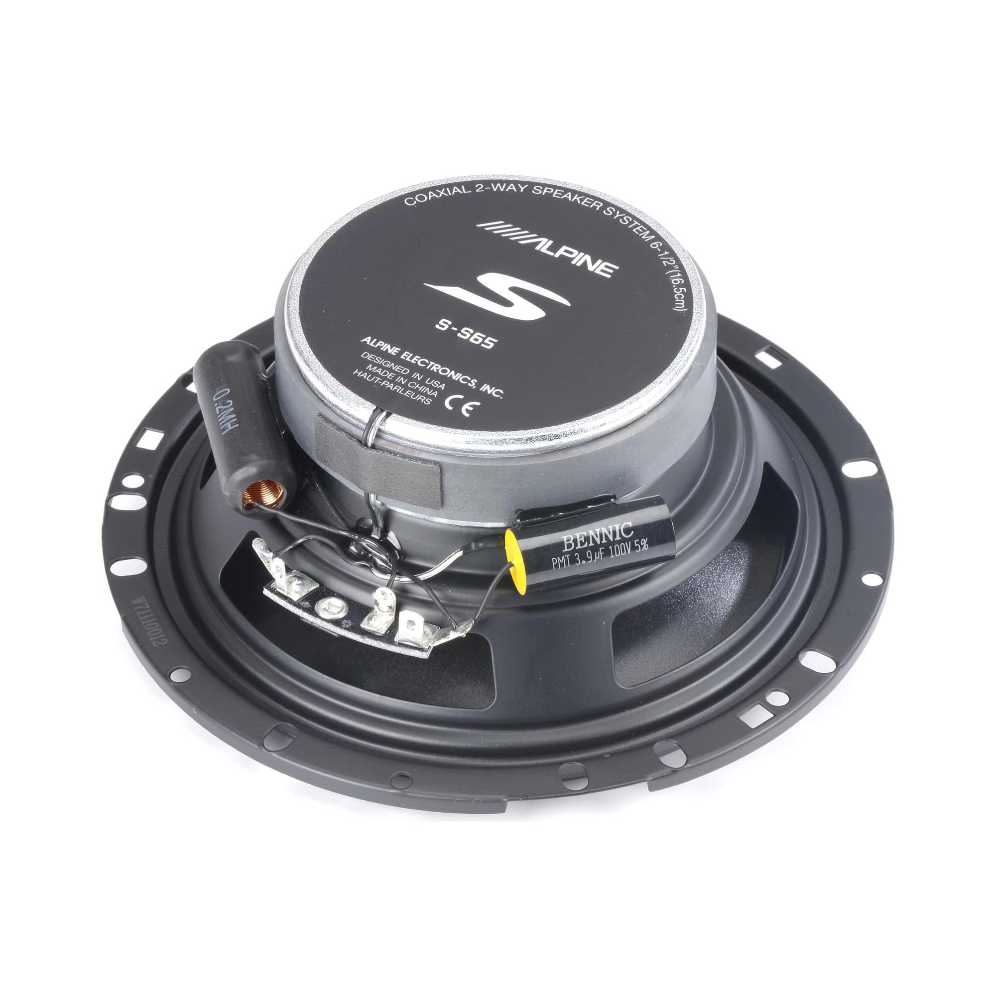 JVC KD-T720BT 1-DIN Bluetooth Car Stereo with CD Player, USB/AUX Input & Wireless Streaming | Alpine S-S65 6.5