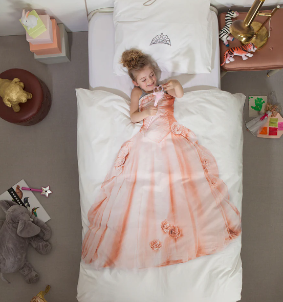 SNRK Princess Duvet Cover Set - Soft & Luxurious Bedding for Girls & Teens - Perfect for Bedrooms, Dorms & Sleepovers
