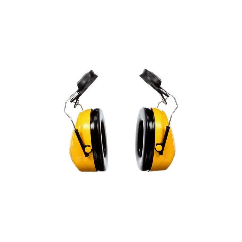 3M Peltor Optime 98 Cap Mount Earmuffs - H9P3E Hearing Protection for Construction, Shooting & Industrial Safety - Noise Reduction Earmuffs for Work, Hunting & DIY Projects