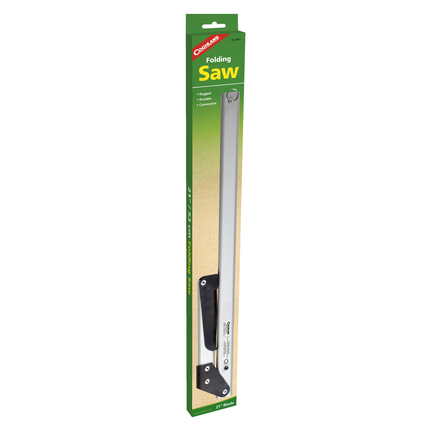 Coghlan's Folding Saw - Compact & Lightweight Camping Saw for Outdoor Adventures, Hiking, Backpacking & Survival Gear | Durable Steel Blade & Ergonomic Handle for Easy Cutting | Perfect for Firewood, Pruning & Bushcraft