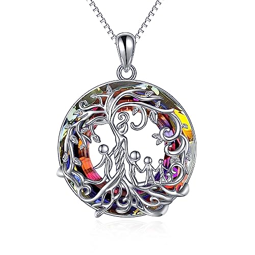 D-Mother and 4 Child-Volcano Crystal