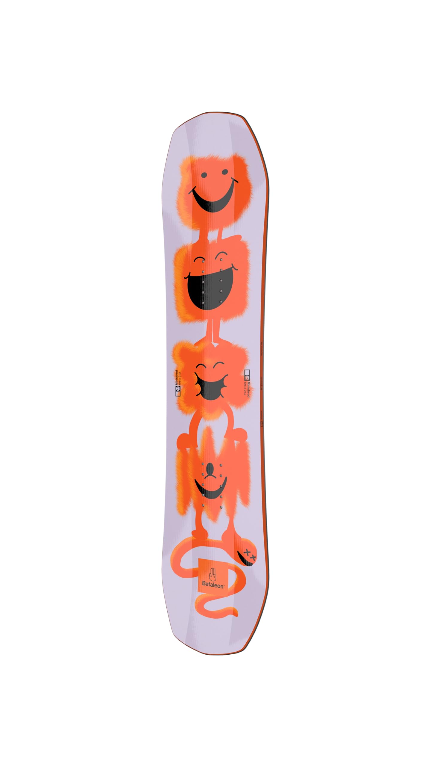 Bataleon Kids Minishred Snowboard - Best Children's Snowboard for Beginners | Lightweight & Durable for Learning & Fun on Slopes | Perfect for Boys & Girls Ages 5-12 | Great for Family Ski Trips & Winter Sports