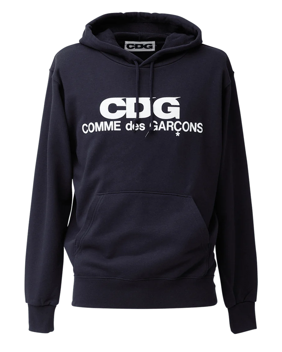 Comme des Garçons CDG Hooded Sweatshirt - Unisex Oversized Pullover for Streetwear & Casual Outfits | Perfect for Urban Fashion & Everyday Comfort