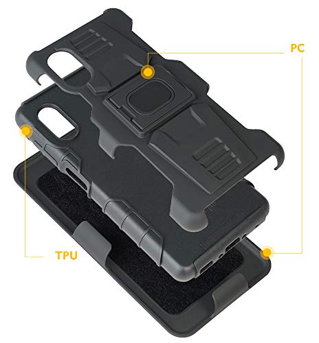 Rugged Case for Samsung Galaxy XCover Pro with Belt Clip & Stand - Perfect for Work & Outdoor Use
