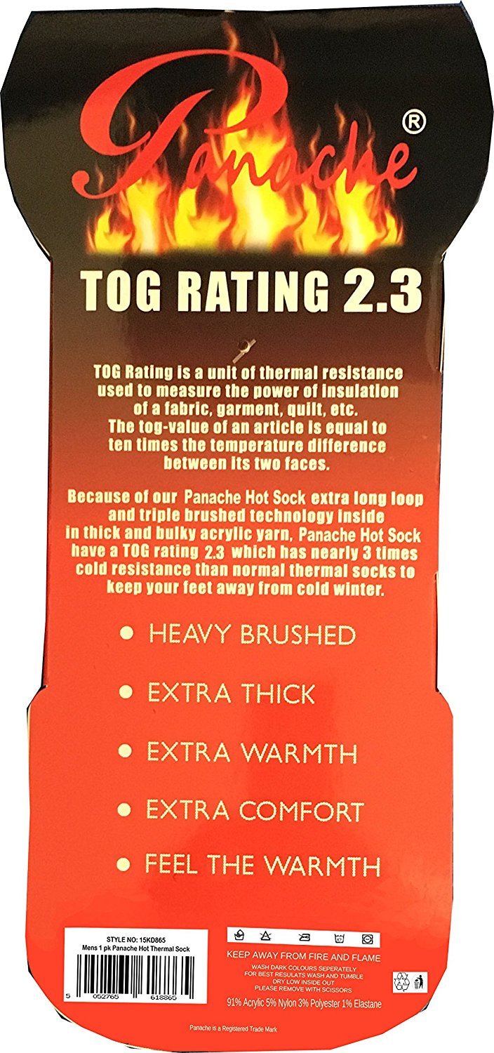 3 Pairs of Men's Thermal Winter Socks - Warm Wool Blend for Cold Weather, Hiking & Outdoor Activities