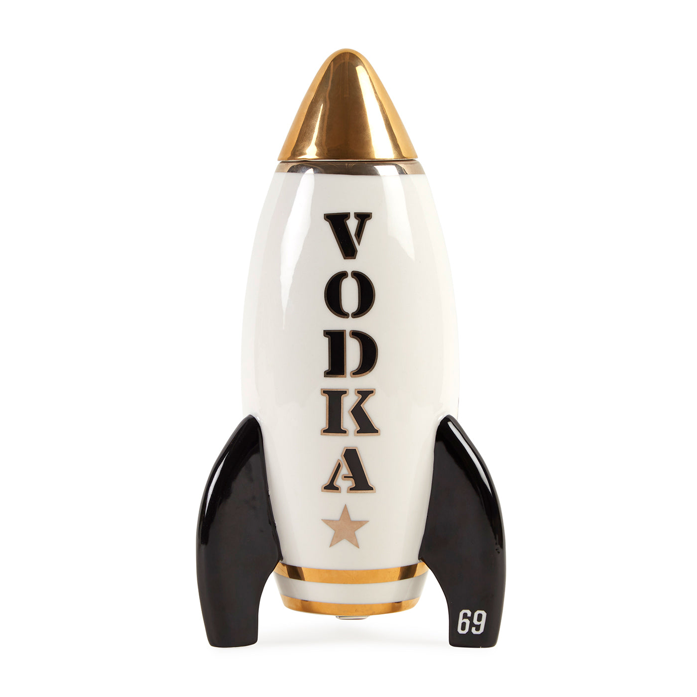 Premium Rocket-Shaped Vodka Decanter Set - Elegant Glass Liquor Dispenser for Home Bar, Parties & Gifts | Perfect for Whiskey, Bourbon & Cocktail Serving